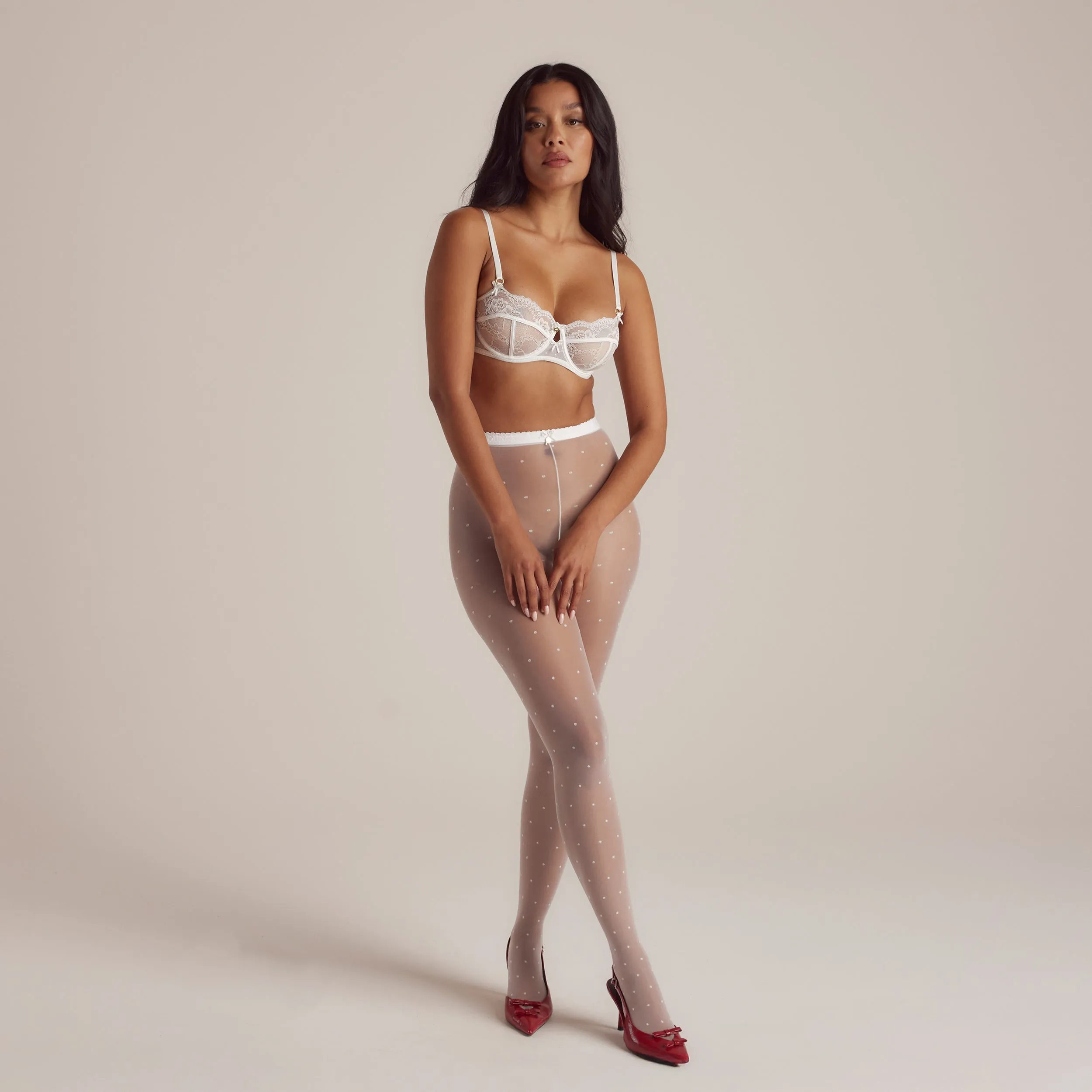 Ensemble Adelyn Intimates - Blanc