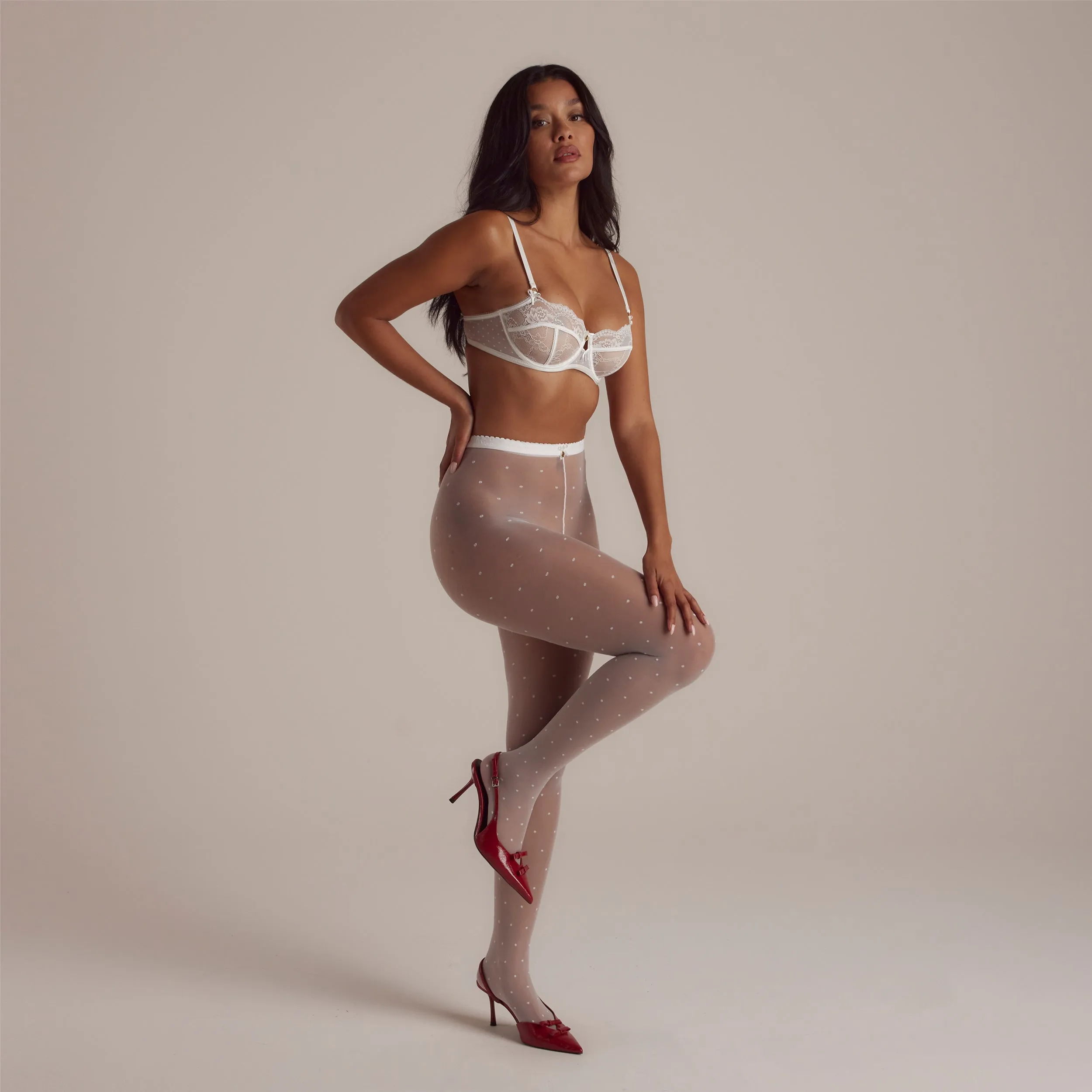 Ensemble Adelyn Intimates - Blanc