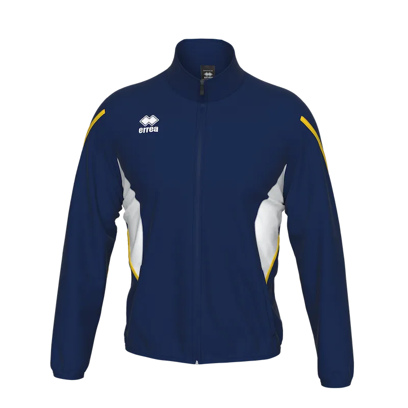 ERREA CHRISTOPHER FULL ZIP TRACK JACKET NAVY WHITE YELLOW