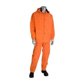 Falcon 201-360X5 Premium Hi-Vis Three-Piece Rainsuit - 0.35mm