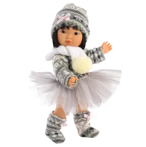 Fashion Doll with Winter Tutu | 11' | Aja