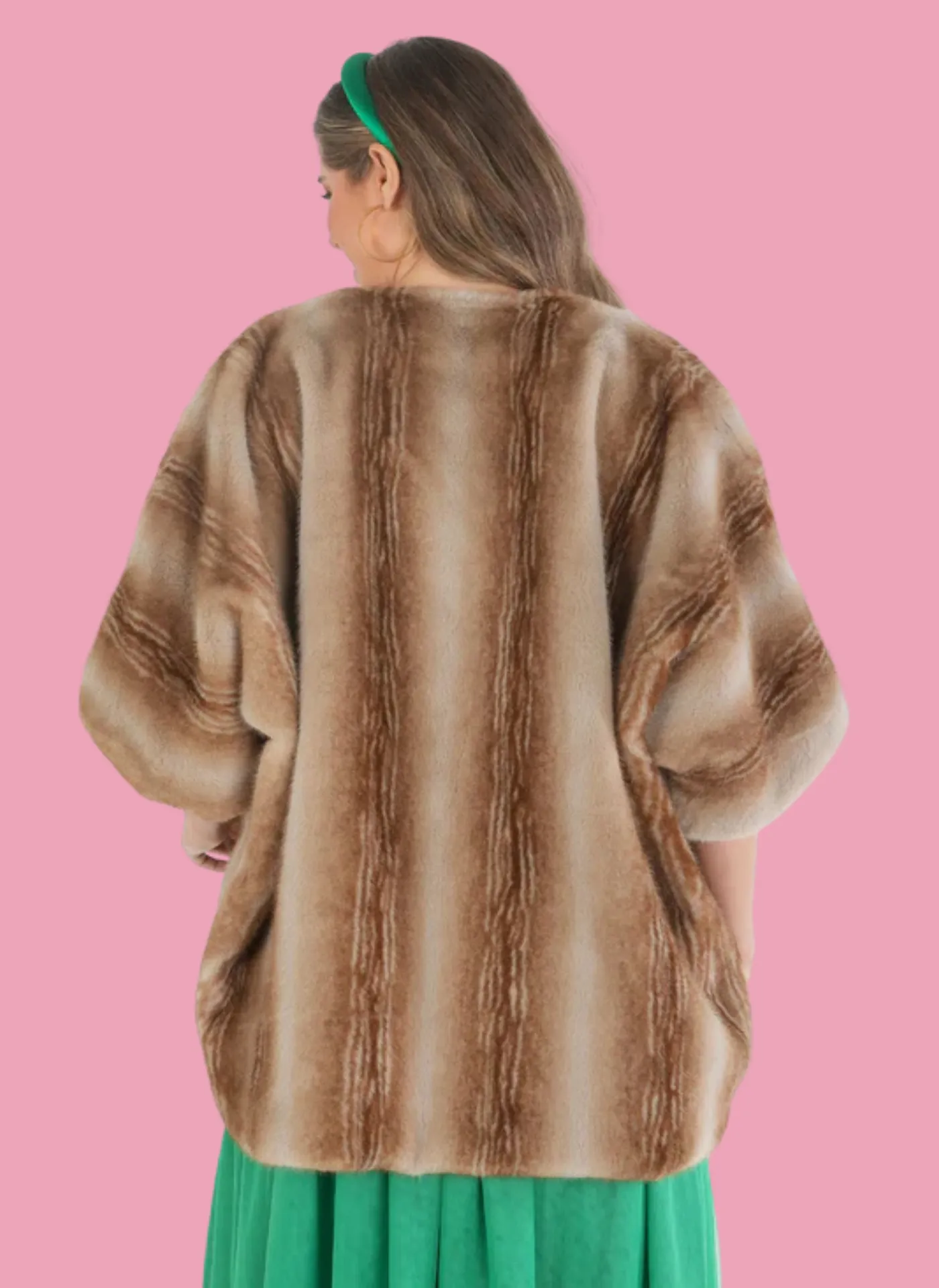 Faux Fur Coco Cape