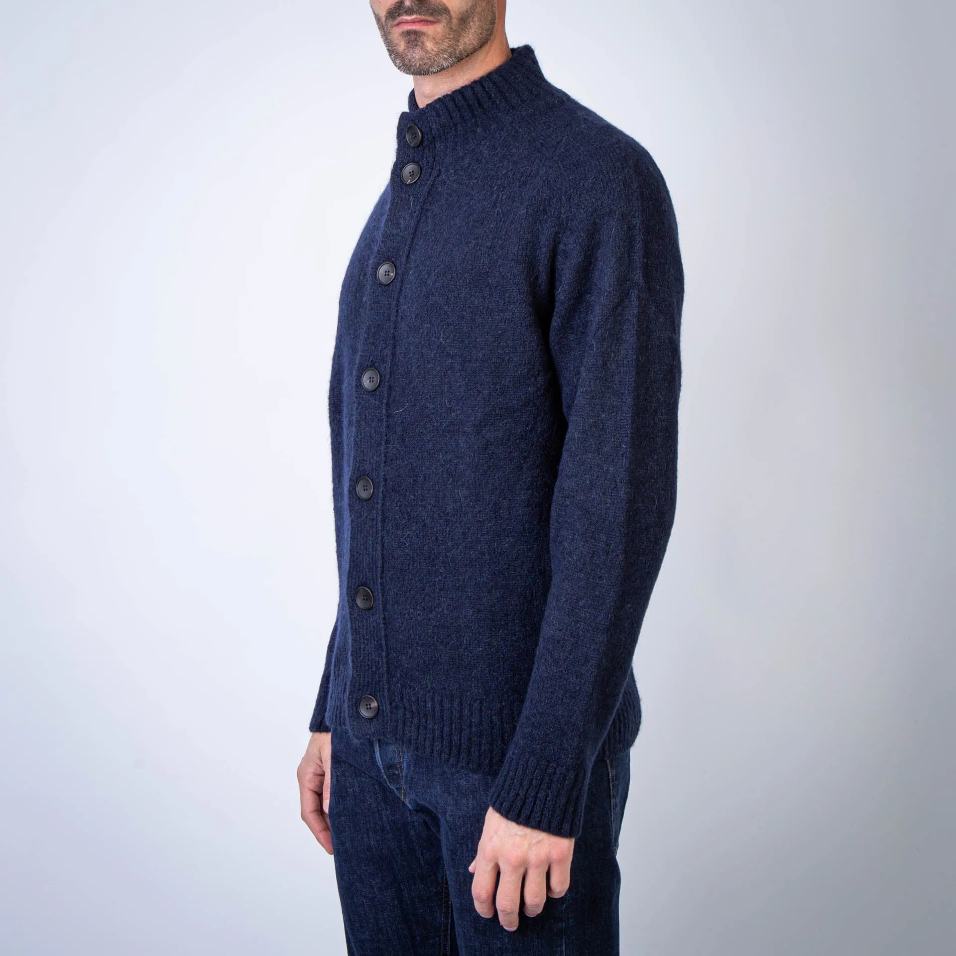 FILIPPO DE LAURENTIIS CARDIGAN BB3MLM WA5R 890 BLUE