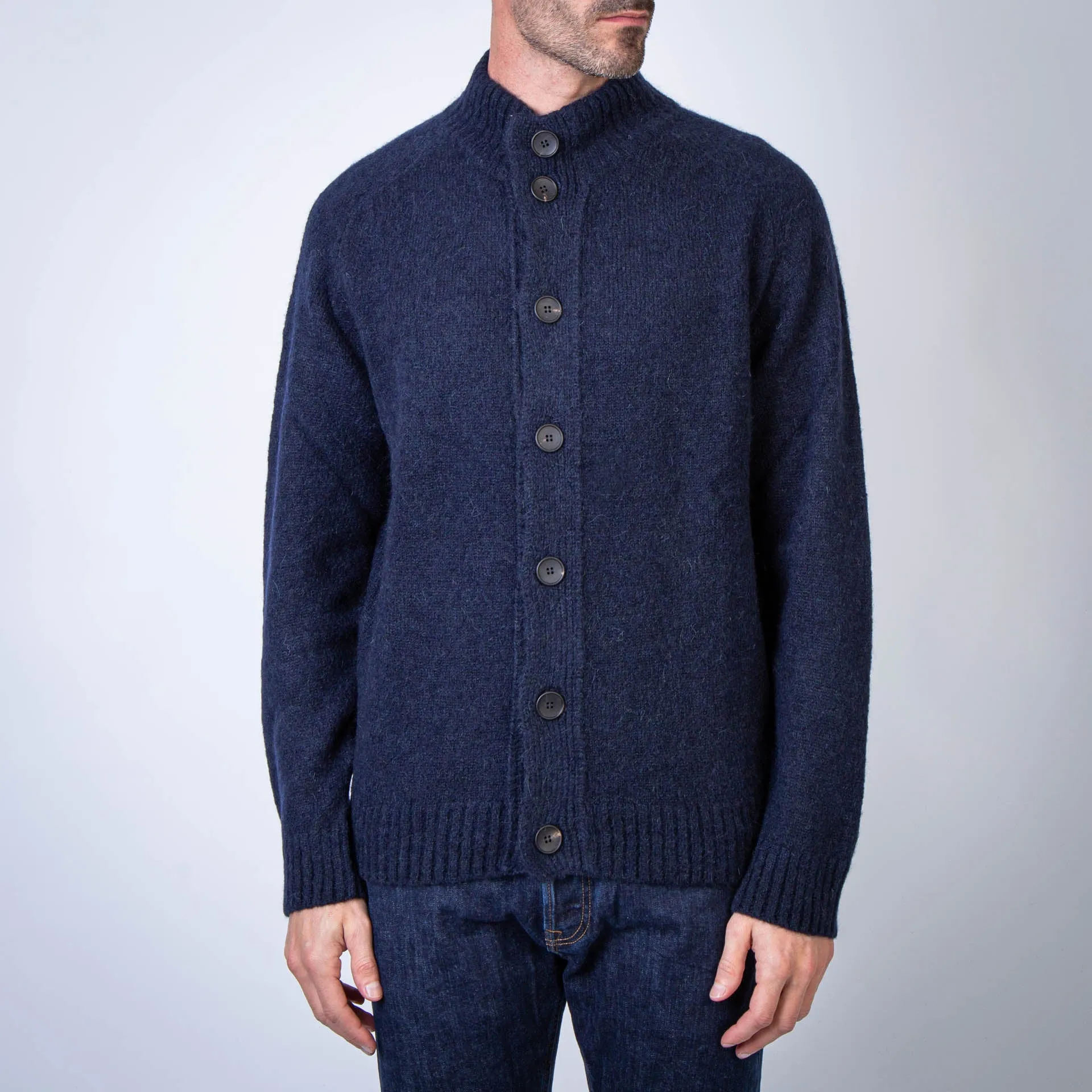 FILIPPO DE LAURENTIIS CARDIGAN BB3MLM WA5R 890 BLUE