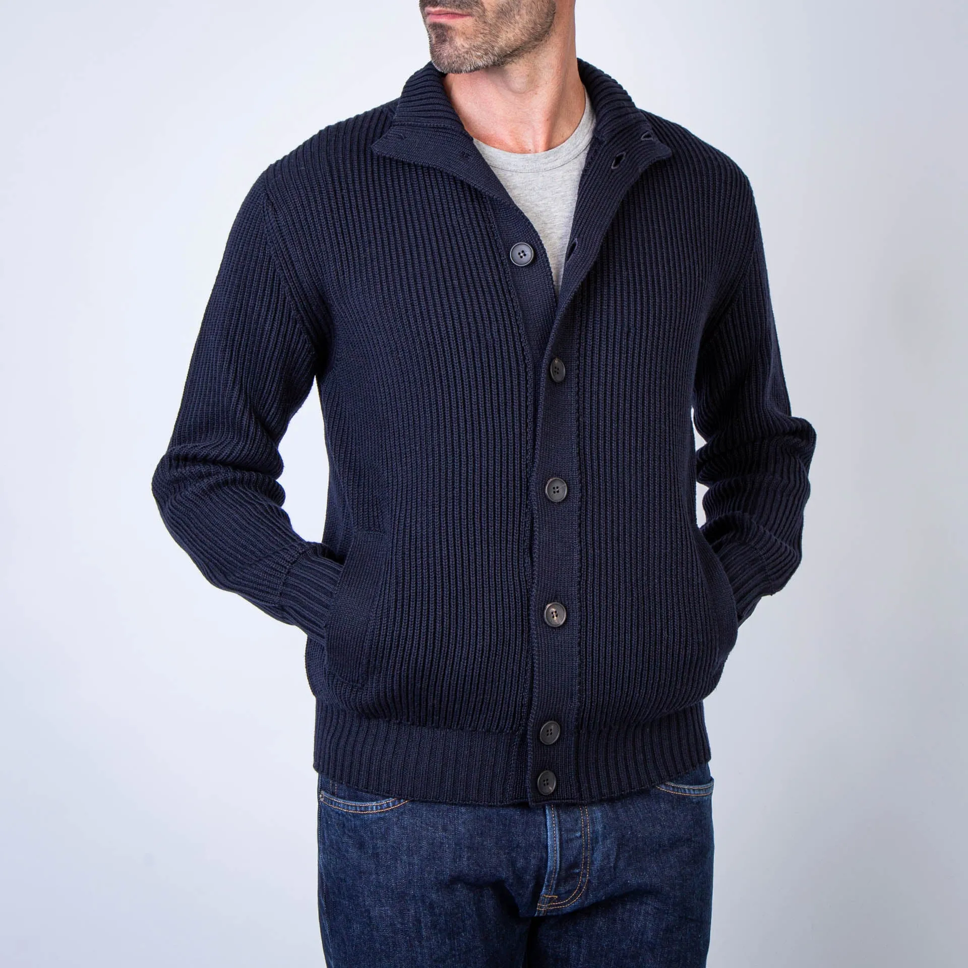 FILIPPO DE LAURENTIIS CARDIGAN BB3MLT WM7I 890 BLUE