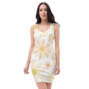 Floral Minimal Short Bodycon dress