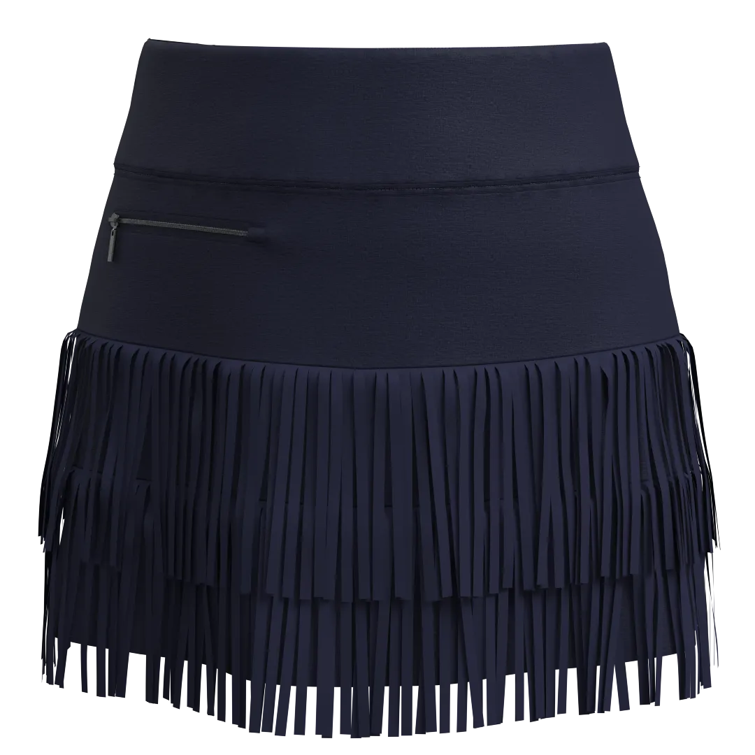 Fringe Skort 15 inch - Navy