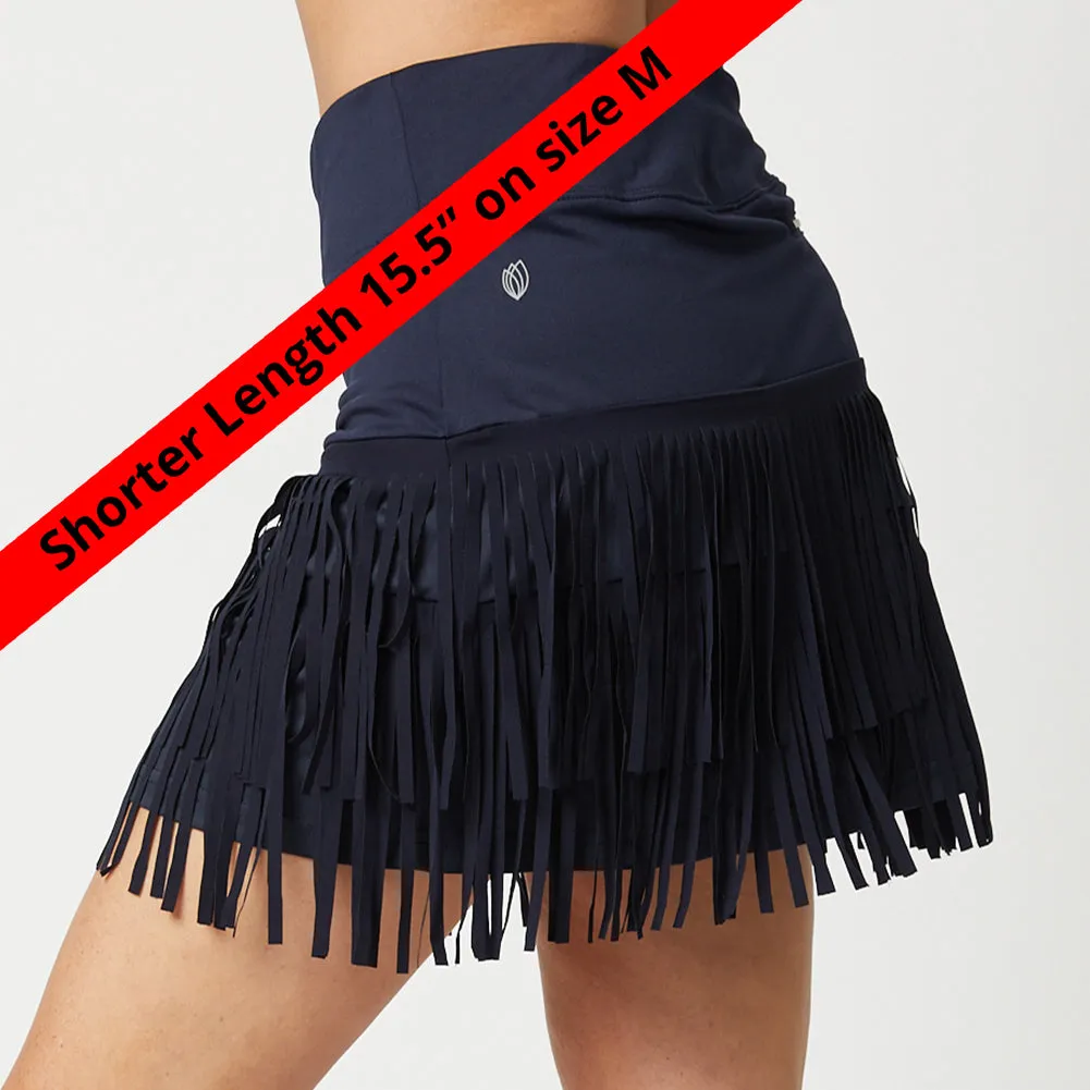 Fringe Skort 15 inch - Navy