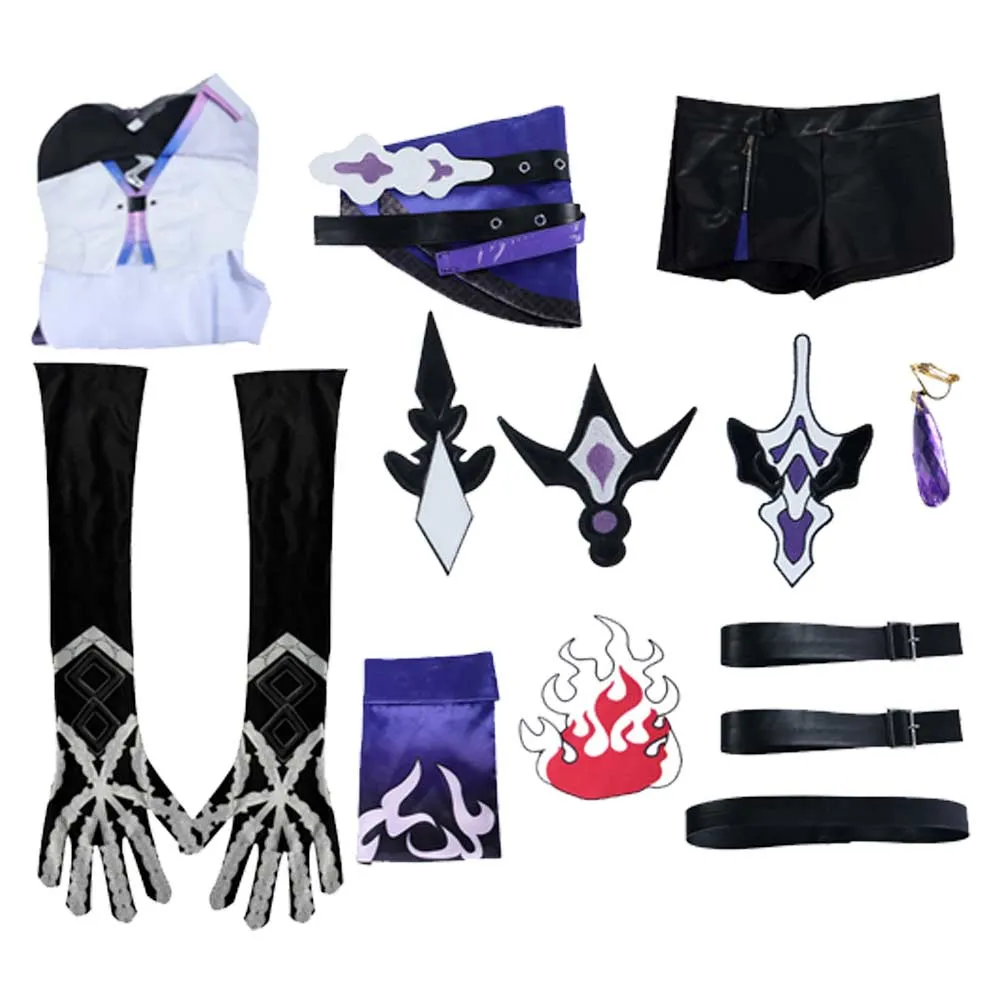 Honkai: Star Rail Huangquan Women Outfit Halloween Party Carnival Cosplay Costume