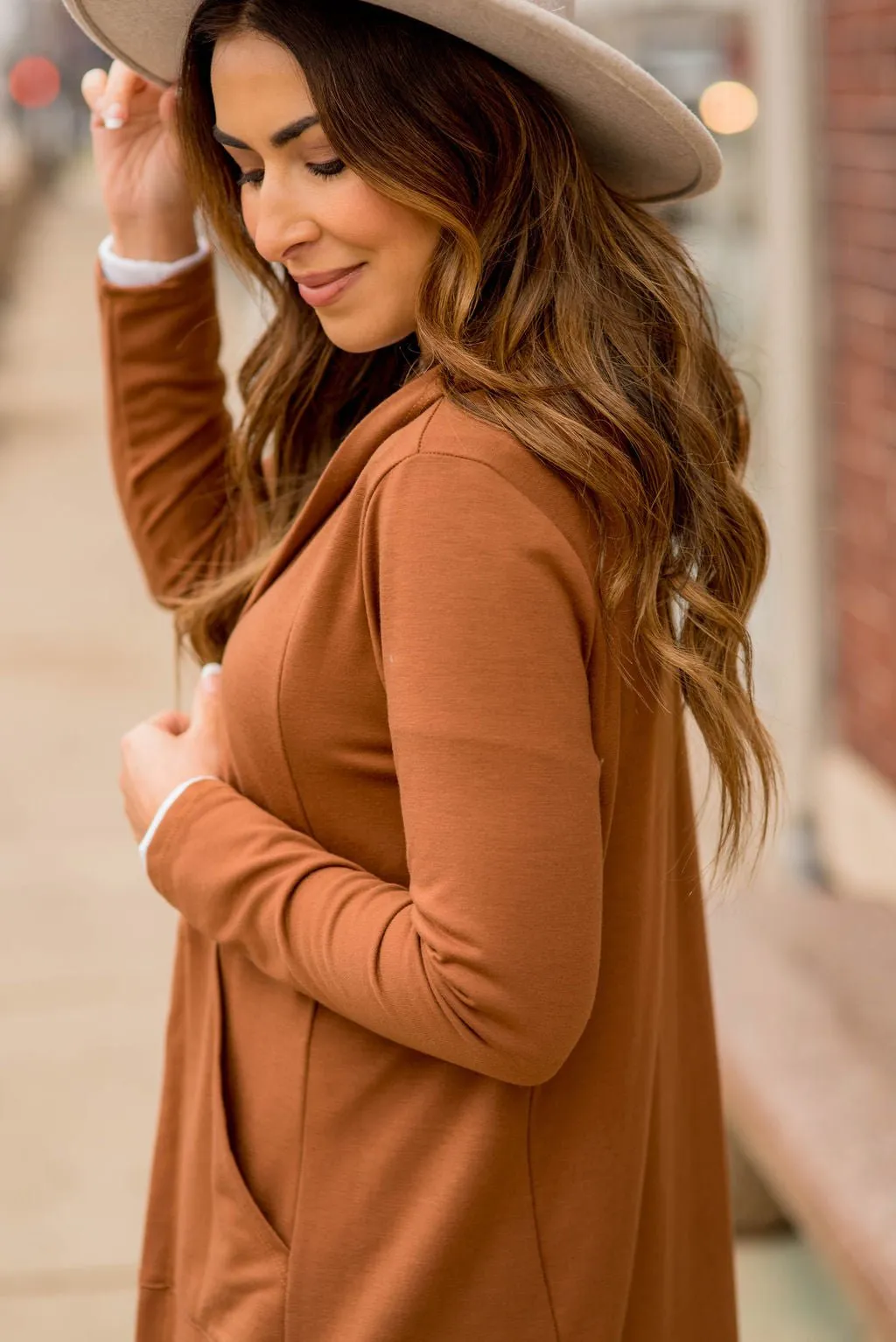 Hooded Tunic Cardigan