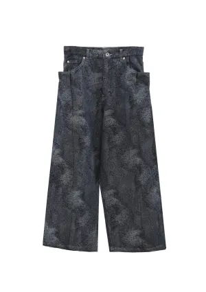 hose ‹mütterlicher mann› wide denim pants - indigo wash