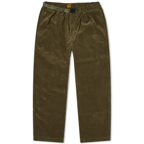 Human Made Corduroy Easy Pants, Olive Drab