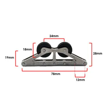 Hunt Master Speargun Parts - Stainless Steel Pulley - Double