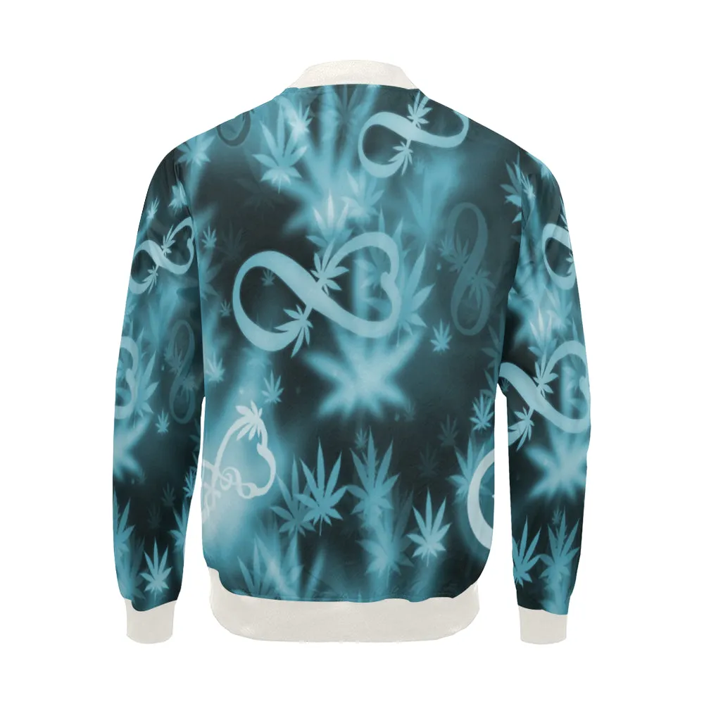 INFINITY BLUE COSMOS  Bomber Jacket for Men