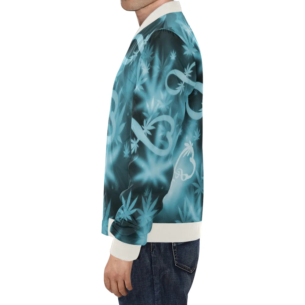 INFINITY BLUE COSMOS  Bomber Jacket for Men