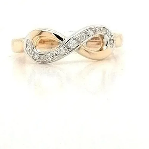 Infinity Ladies 9ct Ring