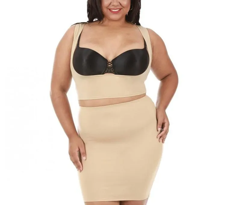 InstantFigure Plus Size Shapewear Slip Skirt WS40141C