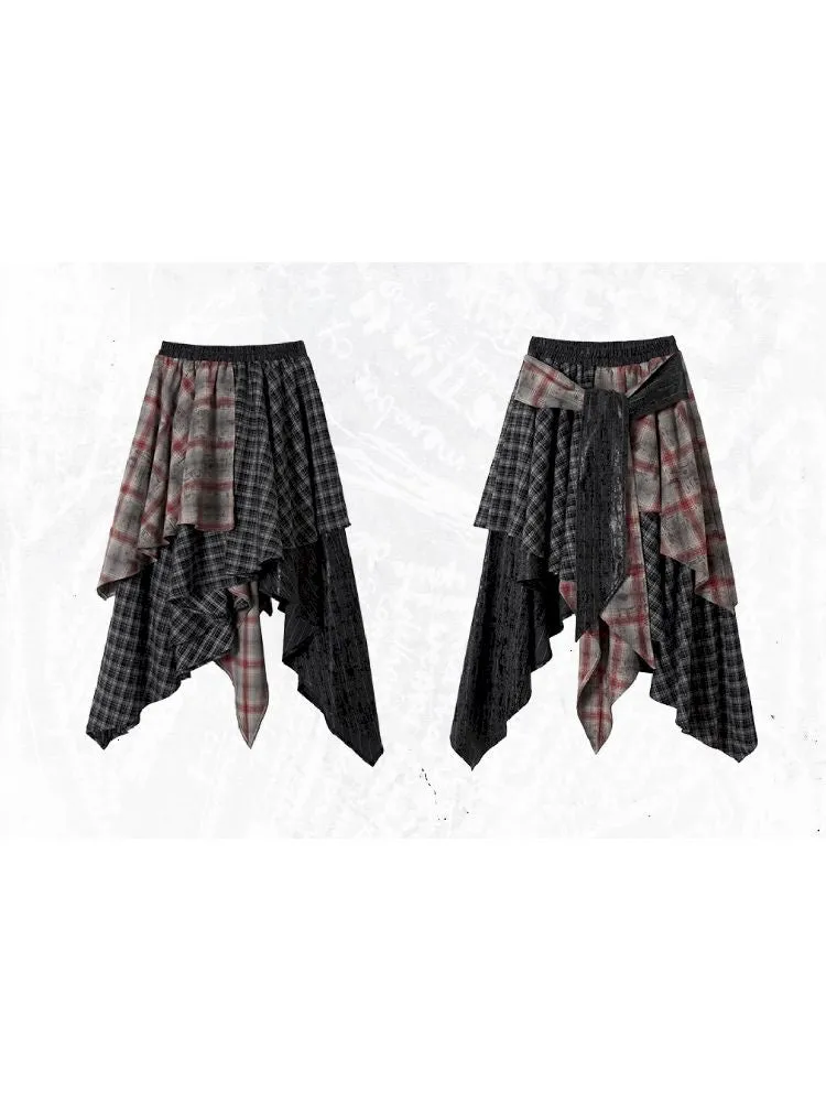 Irregular Hem Multi-Layered Skirt【s0000011224】