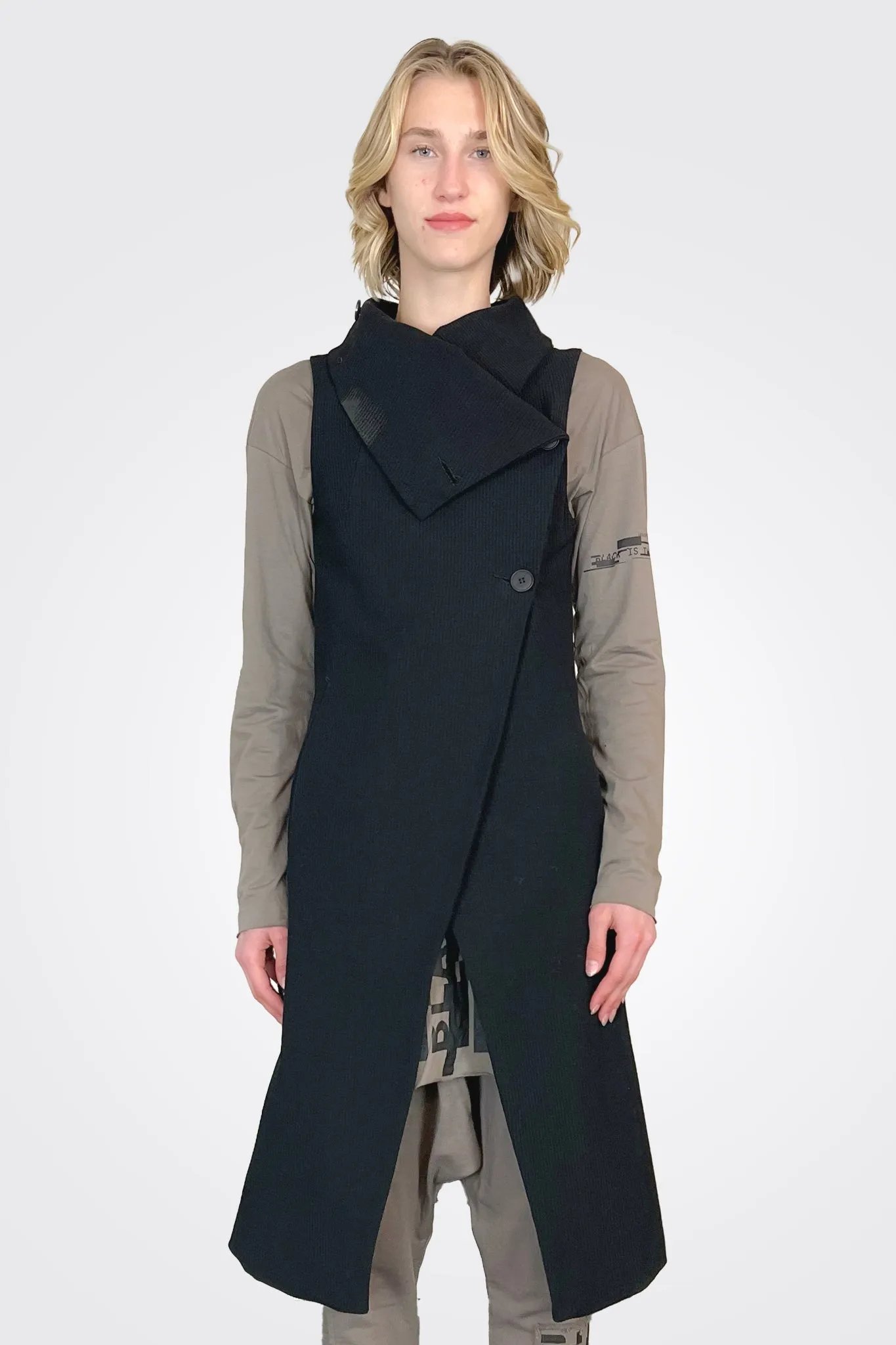 Isleen Long Coat - Black