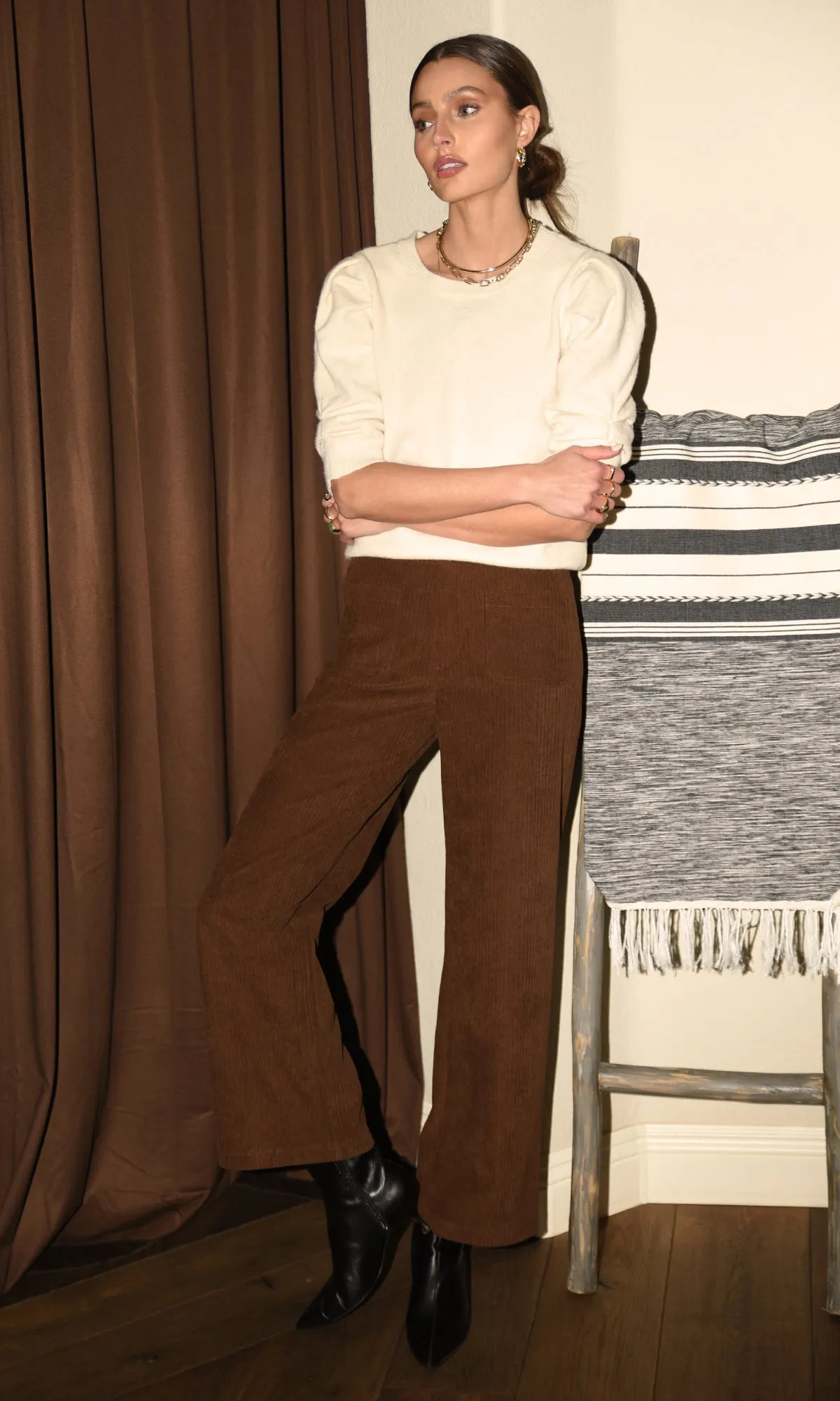 Jackson Corduroy Straight Leg Pant