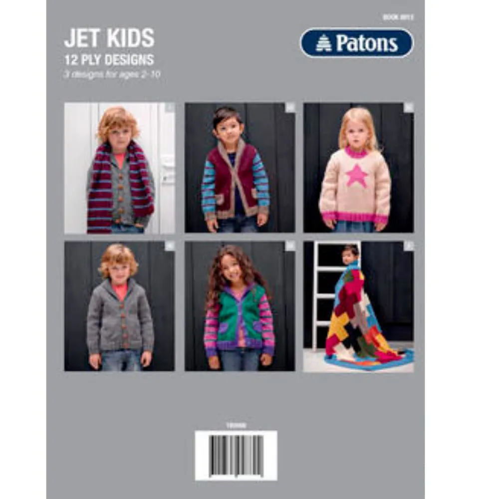 Jet kids 12Ply Designs Pattern Book (8012)