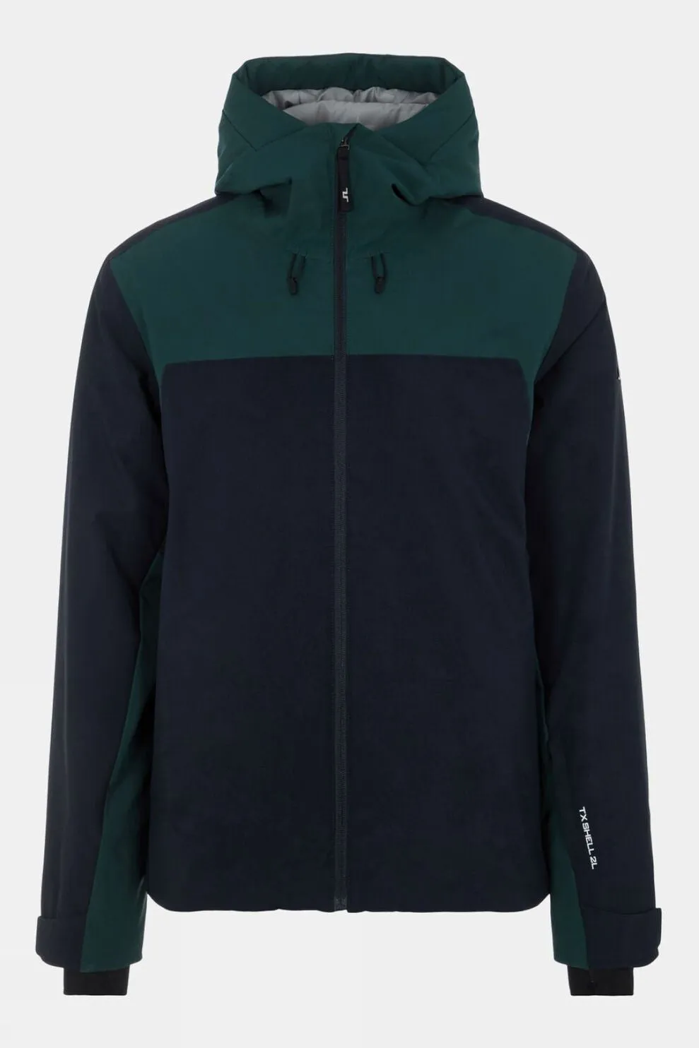 J.Lindeberg Mens BASE CAMP SKI JACKET - NAVY / GREEN