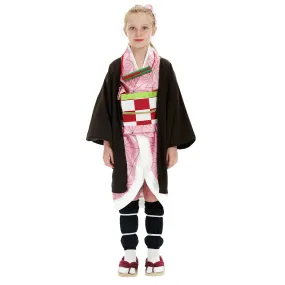 Kamado Nezuko Kids Kimono Cosplay Costume