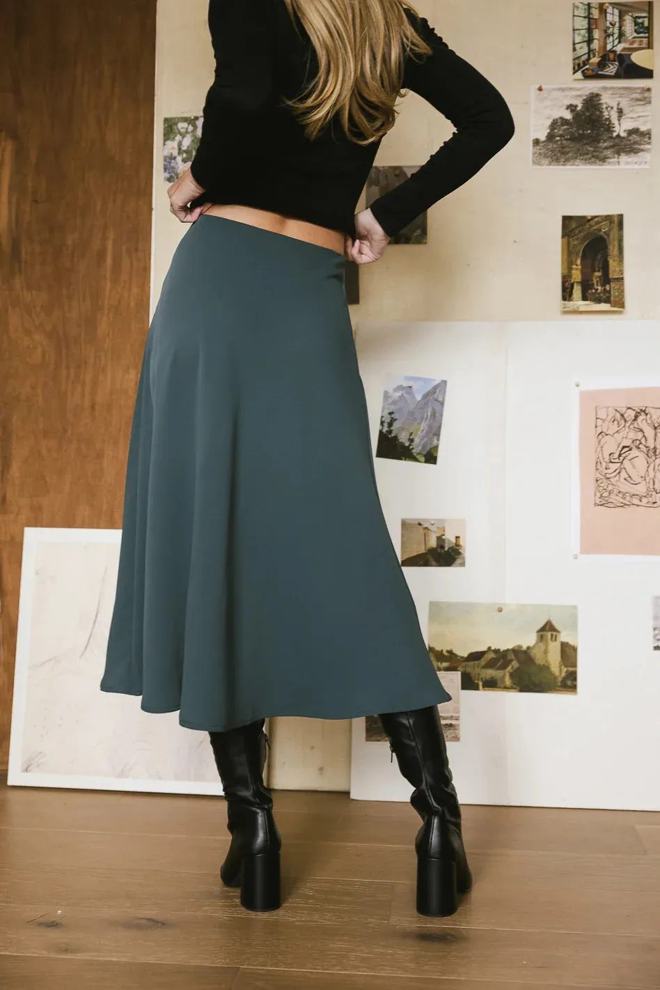 Kamila Skirt in Teal