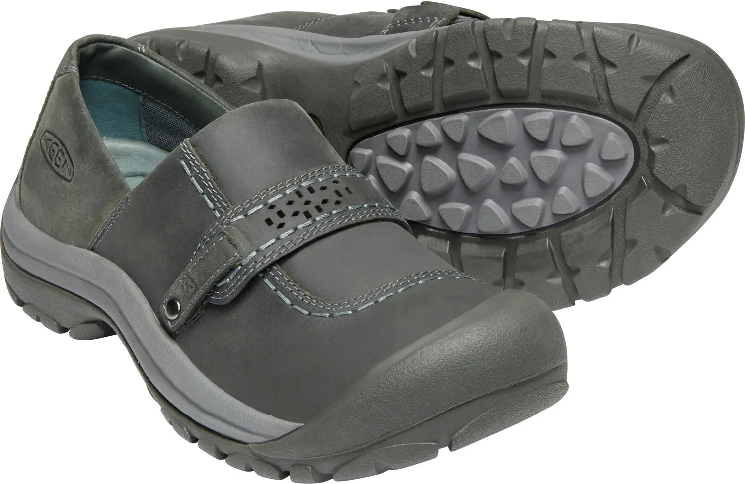 'Keen Outdoor' Women's Kaci Full Grain Slip-On - Magnet Grey