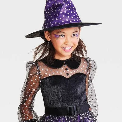 Kids' Light Up Starlight Witch Halloween Costume Dress M - Hyde & EEK! Boutique