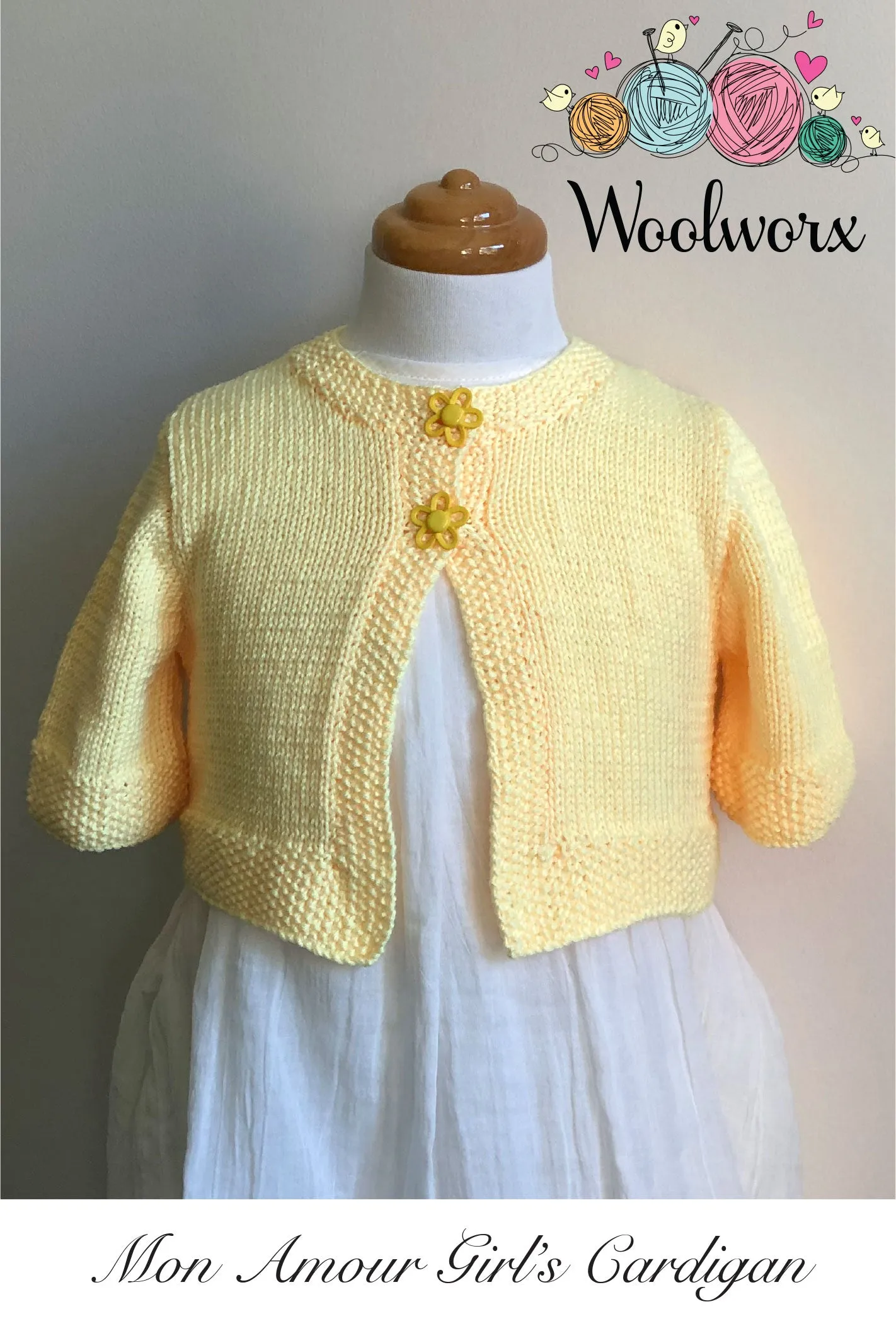 Knitting Pattern Download - Girl's Cardigan