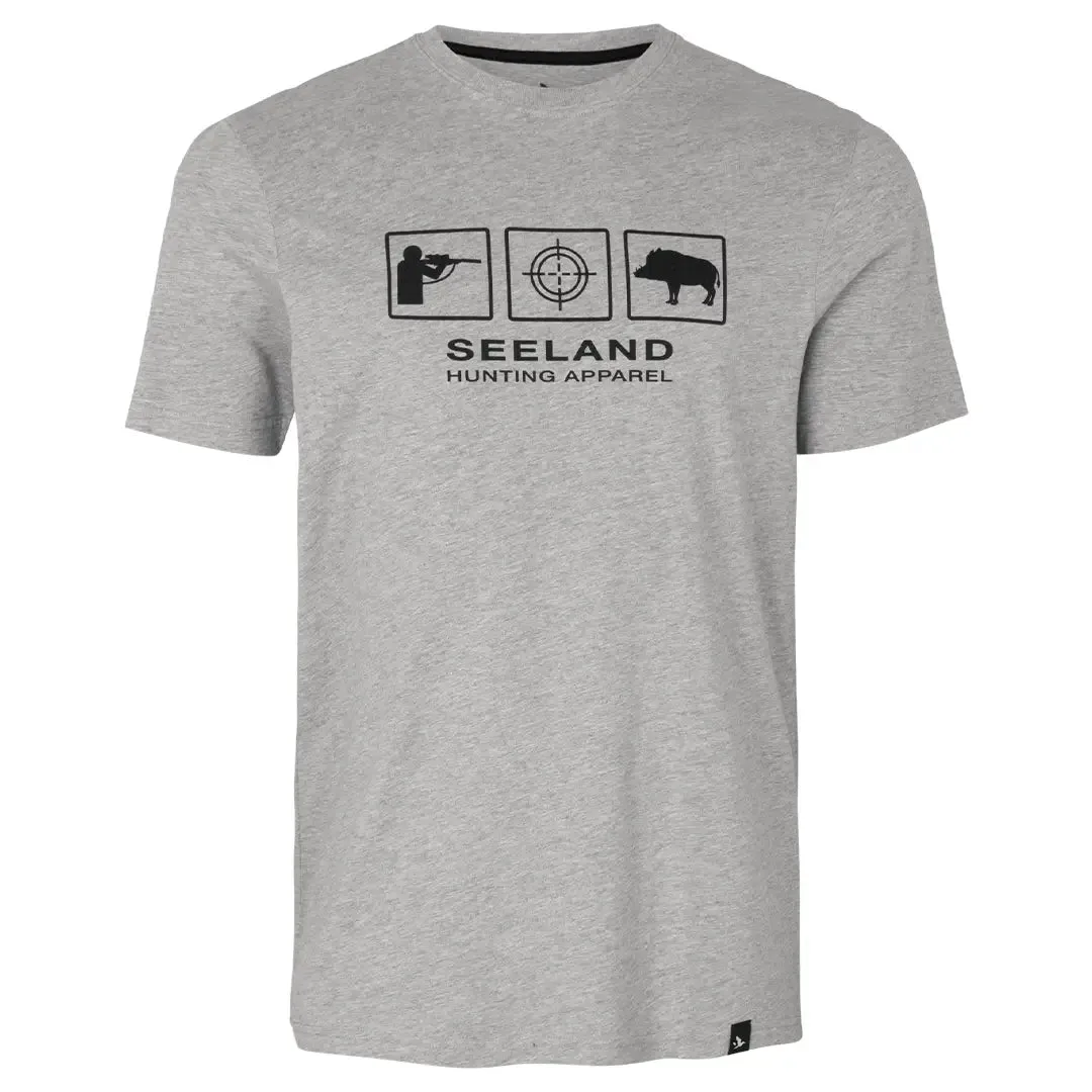 Lanner T-Shirt - Dark Grey Melange by Seeland