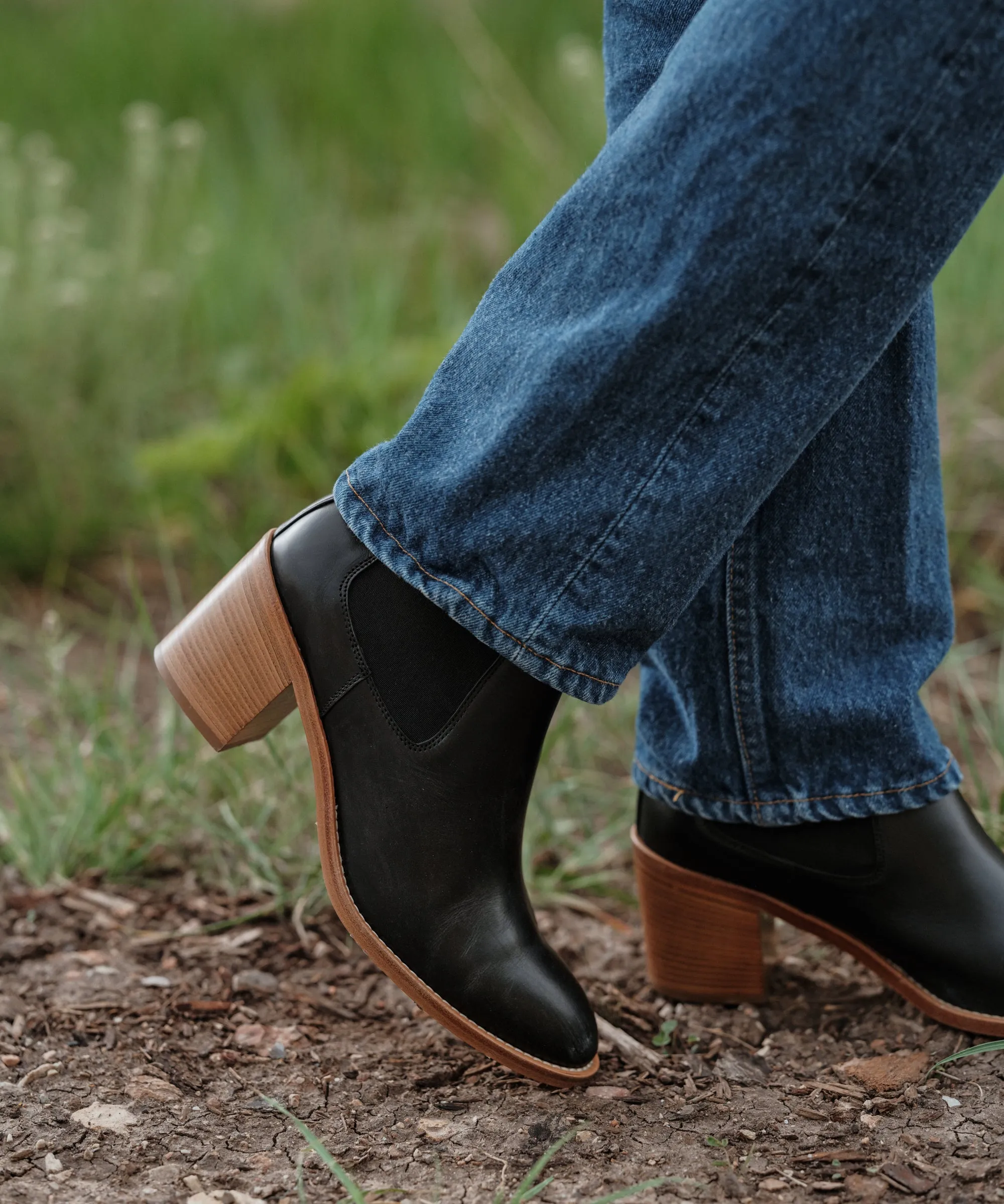 Leather Frankie Chelsea Boot