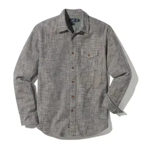 Linear Slub Twill Shirt - Moss Gray