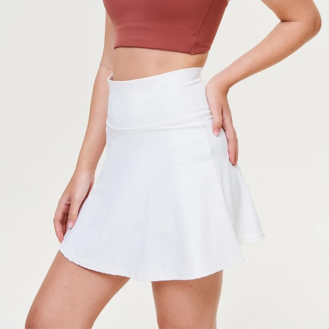 LUXEFLEX SLIT SKIRT