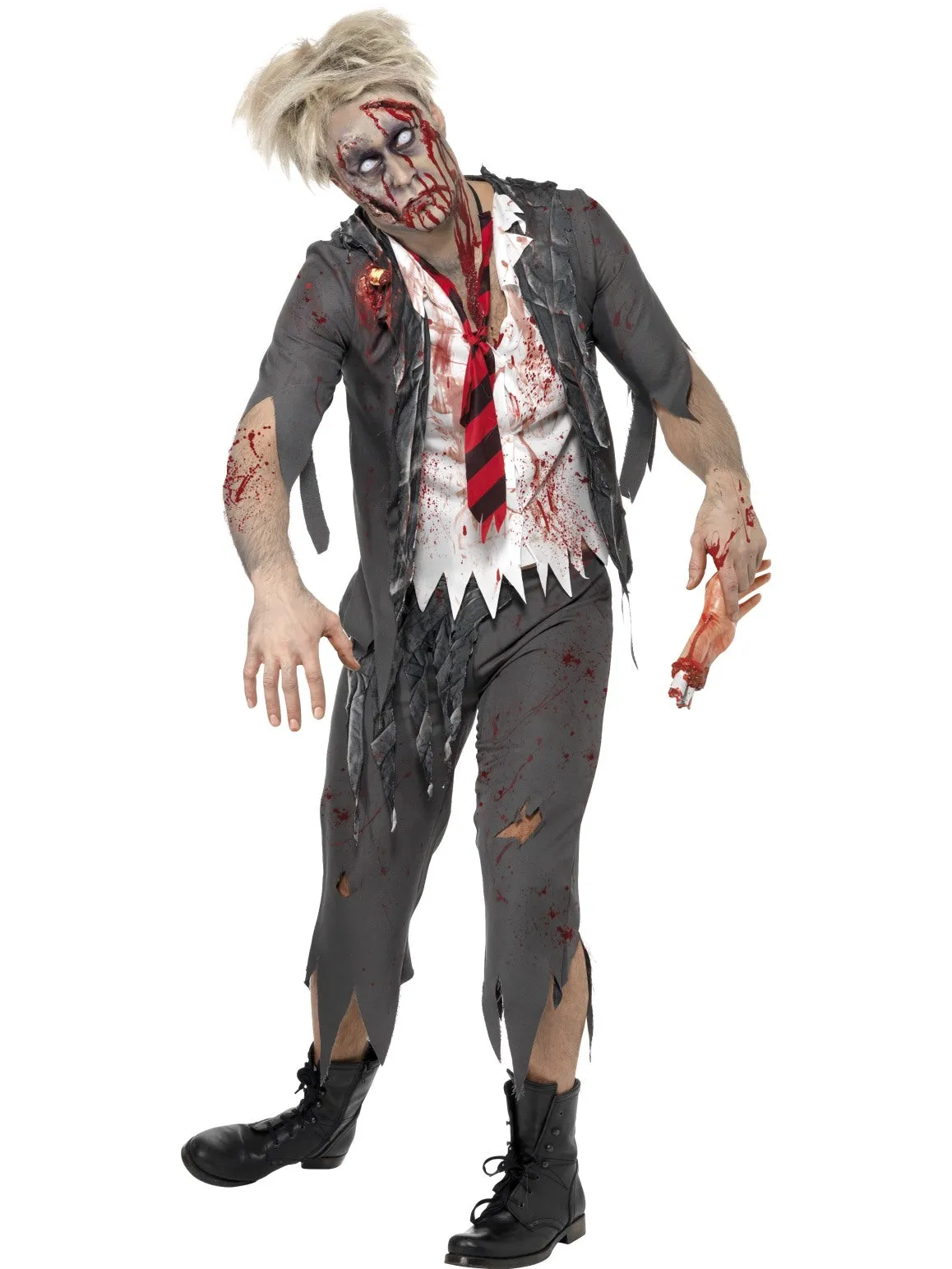 Mens Costume - High School Horror Zombie Schoolboy