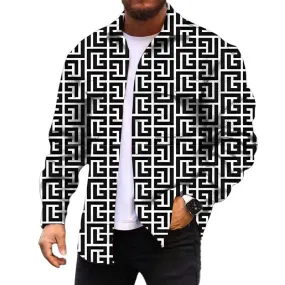 MEN'S FASHIONABLE CASUAL CORDUROY JACKET 89525566YM