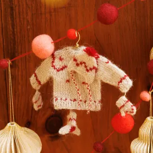 Mini Fair Isle Sweater Ornament