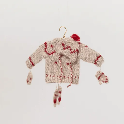 Mini Fair Isle Sweater Ornament