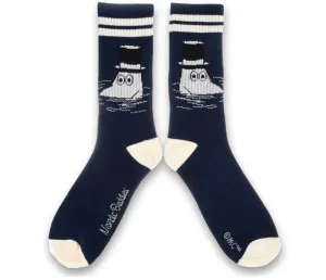 Moominpappa Retro Men Socks - Navy