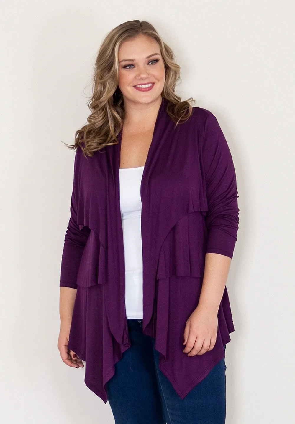 Odessa Ruffle Cardigan