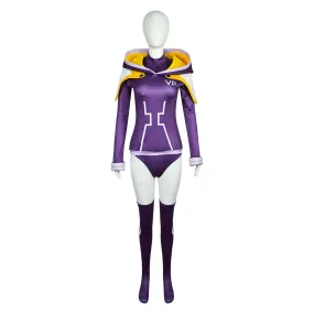 One Piece Egghead Arc Jewelry Bonney Women Purple Outfit Party Carnival Halloween Cosplay Costume