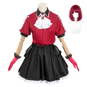 Oshi no Ko Arima Kana Red Outfits Carnival Halloween Cosplay Costume