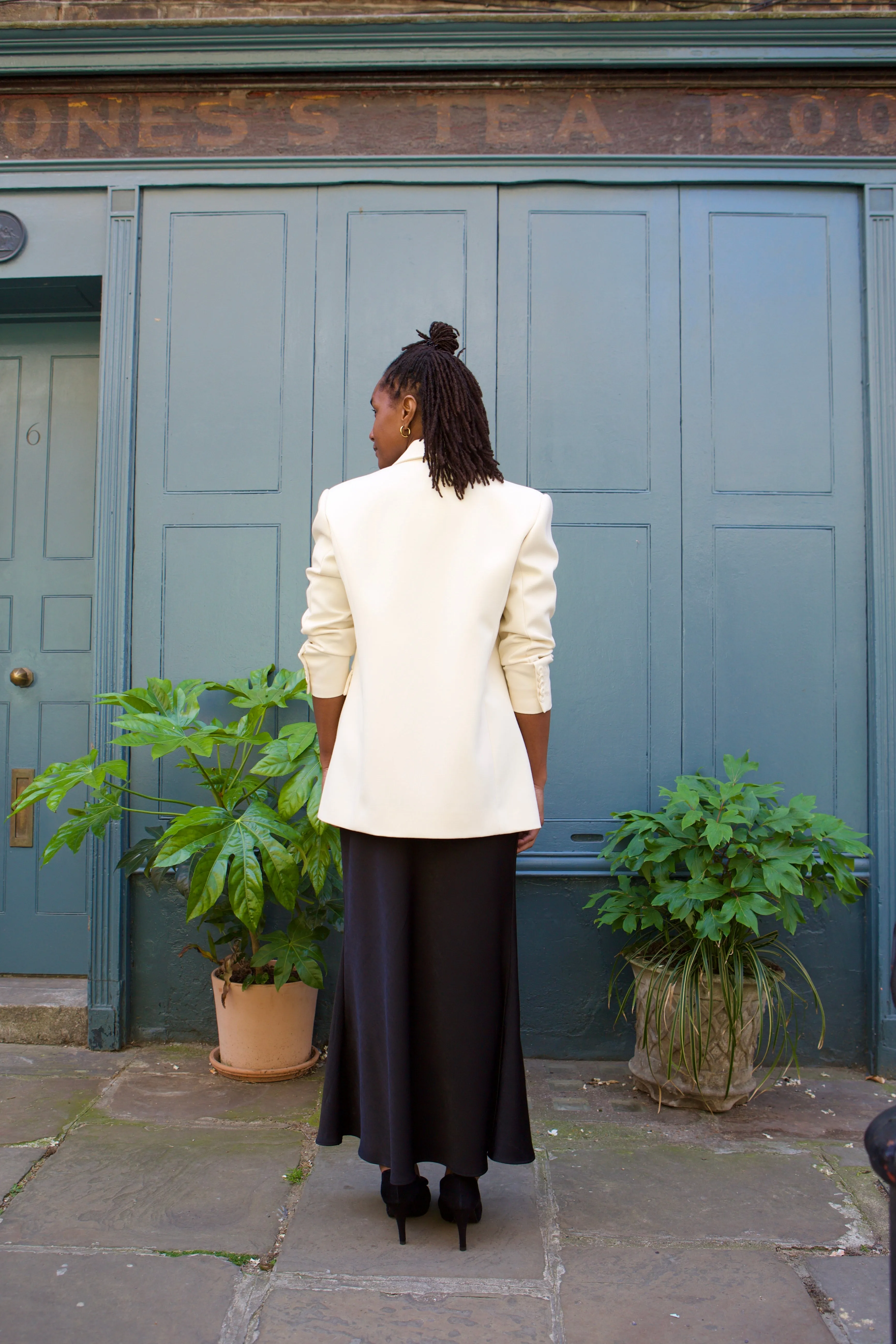 Oversized Ivory Blazer by INNNA