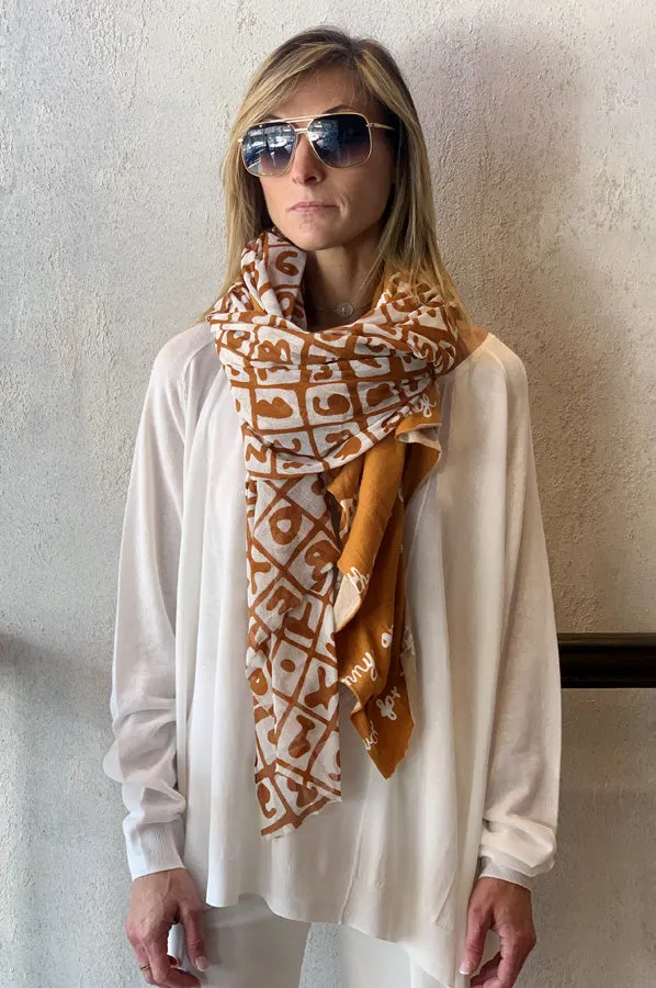 Pattern Scarf - Mango Print