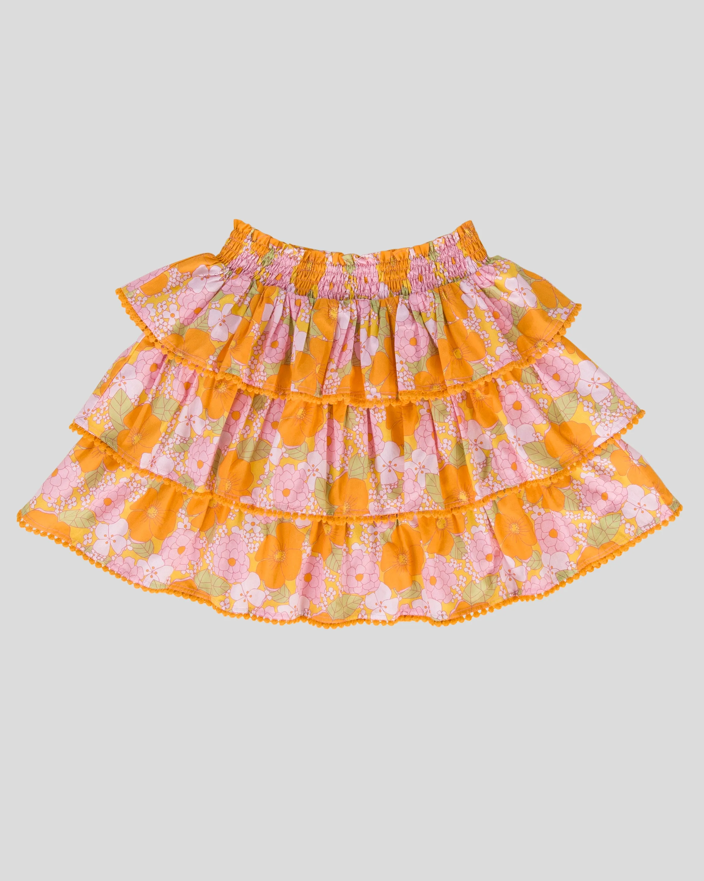 PEGGY LEE RUFFLE SKIRT DAHLIA