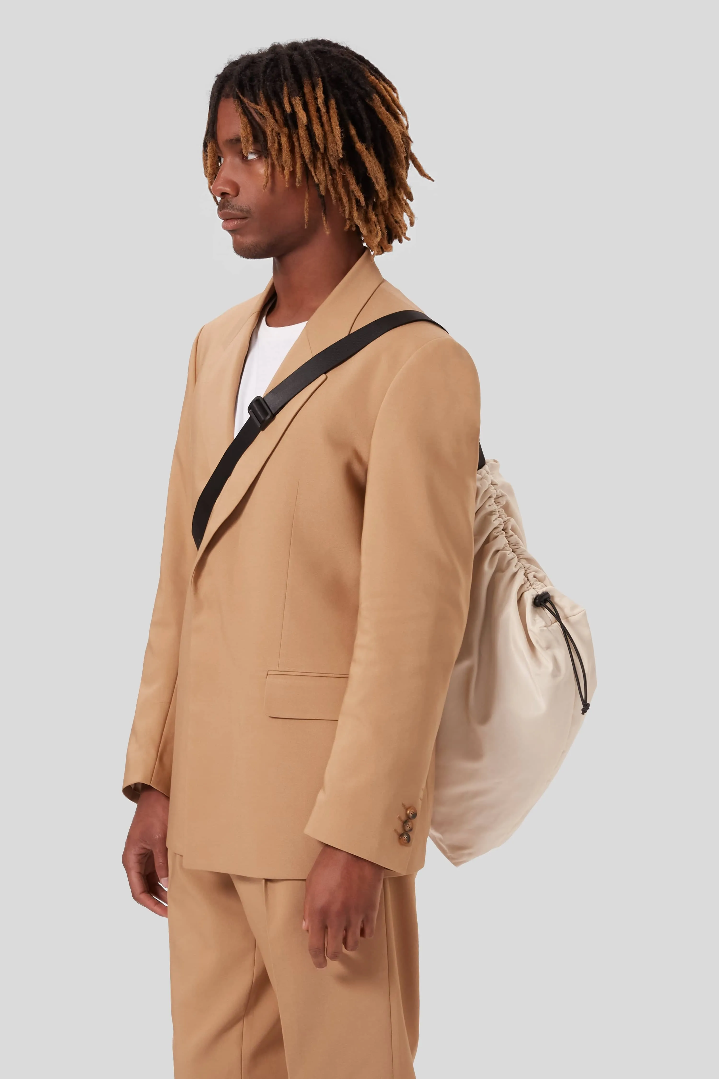 Pierre Oversized Brown Cotton Suit - ARCHIVE