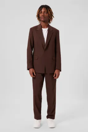 Pierre Oversized Brown Cotton Suit - ARCHIVE