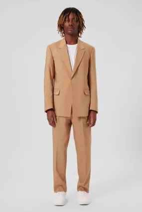 Pierre Oversized Brown Cotton Suit - ARCHIVE