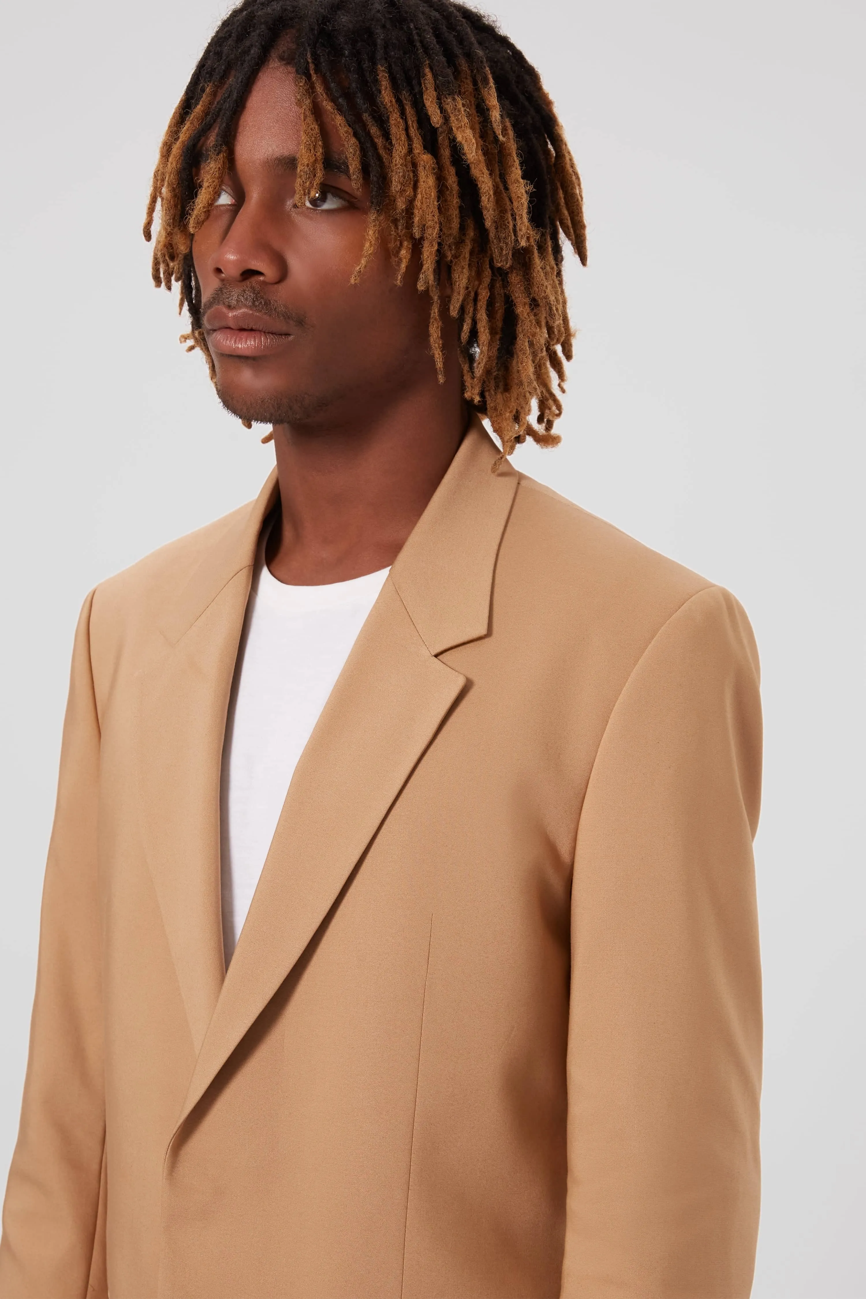 Pierre Oversized Brown Cotton Suit - ARCHIVE